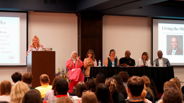 Panel at leadership event