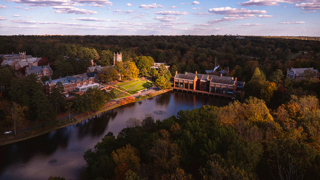 University of Richmond campus in the fall