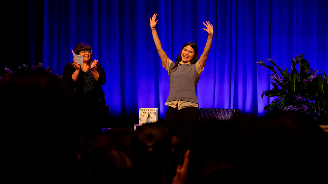 Phillipa Soo during event at University of Richmond