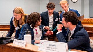 University of Richmond students compete in the 2025 VFIC Ethics Bowl