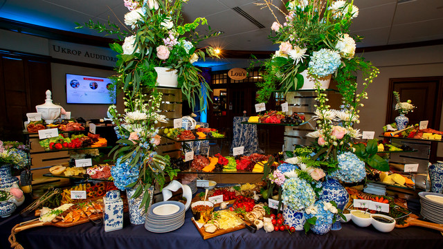 A showcase of specialty meats, cheeses, and appetizers
