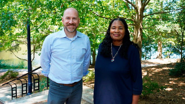 UR Community Partners-in-Residence Matthew Slaats and Elvatrice Belsches