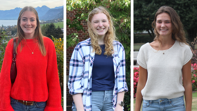 Photos of Lizzie Camp, Sydney Hass, and Lexi Brown