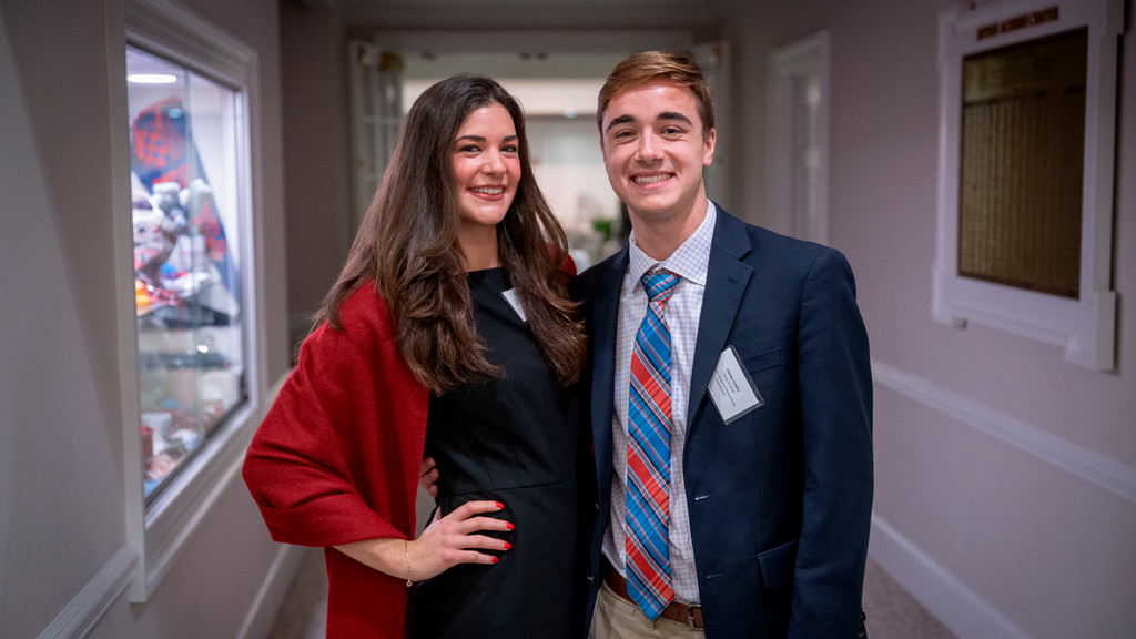 Jepson Student Government Association co-presidents Mackenzie Proukou and James Conley