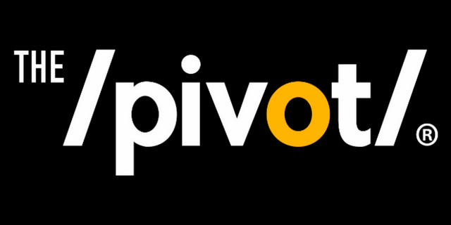 The logo for the podcast The Pivot.