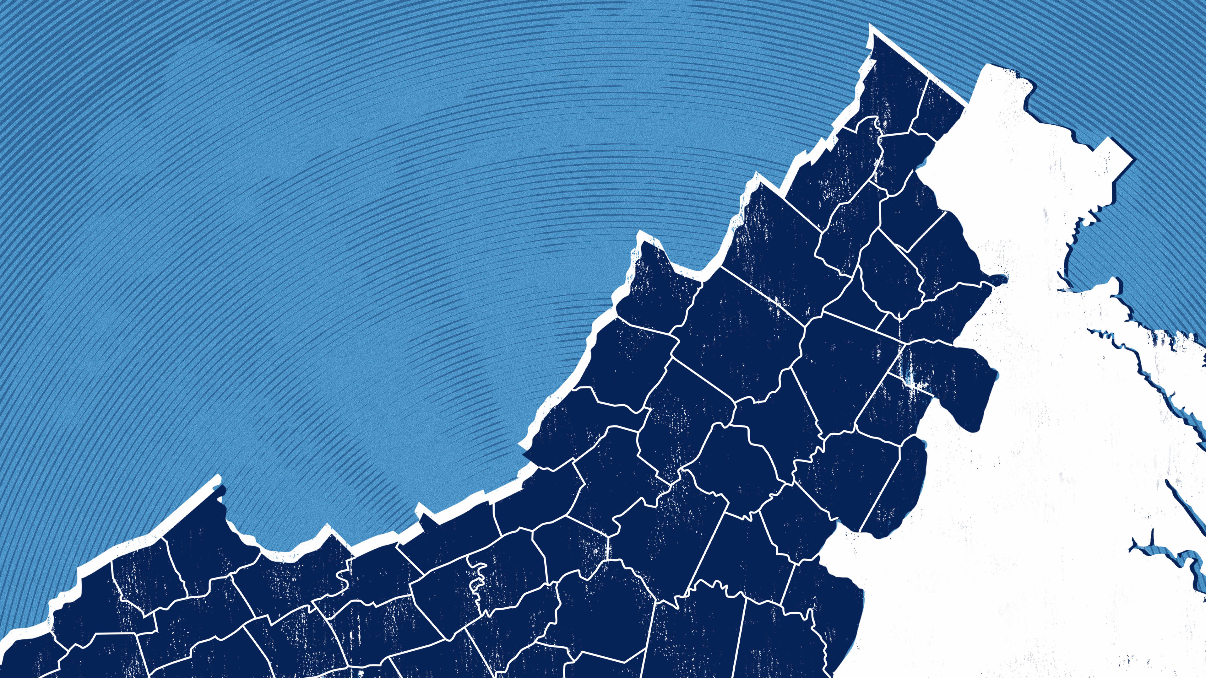 A graphic featuring the western district of Virginia.