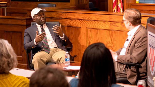 New York Times columnist Jamelle Bouie speaks to Law students.