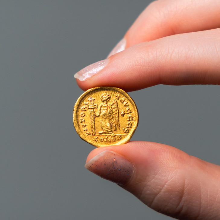 Anastasius coin — it’s Byzantine