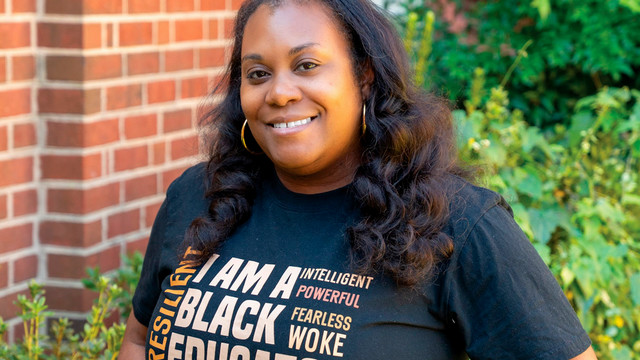 A headshot of Brittany Andrews, GC’18.