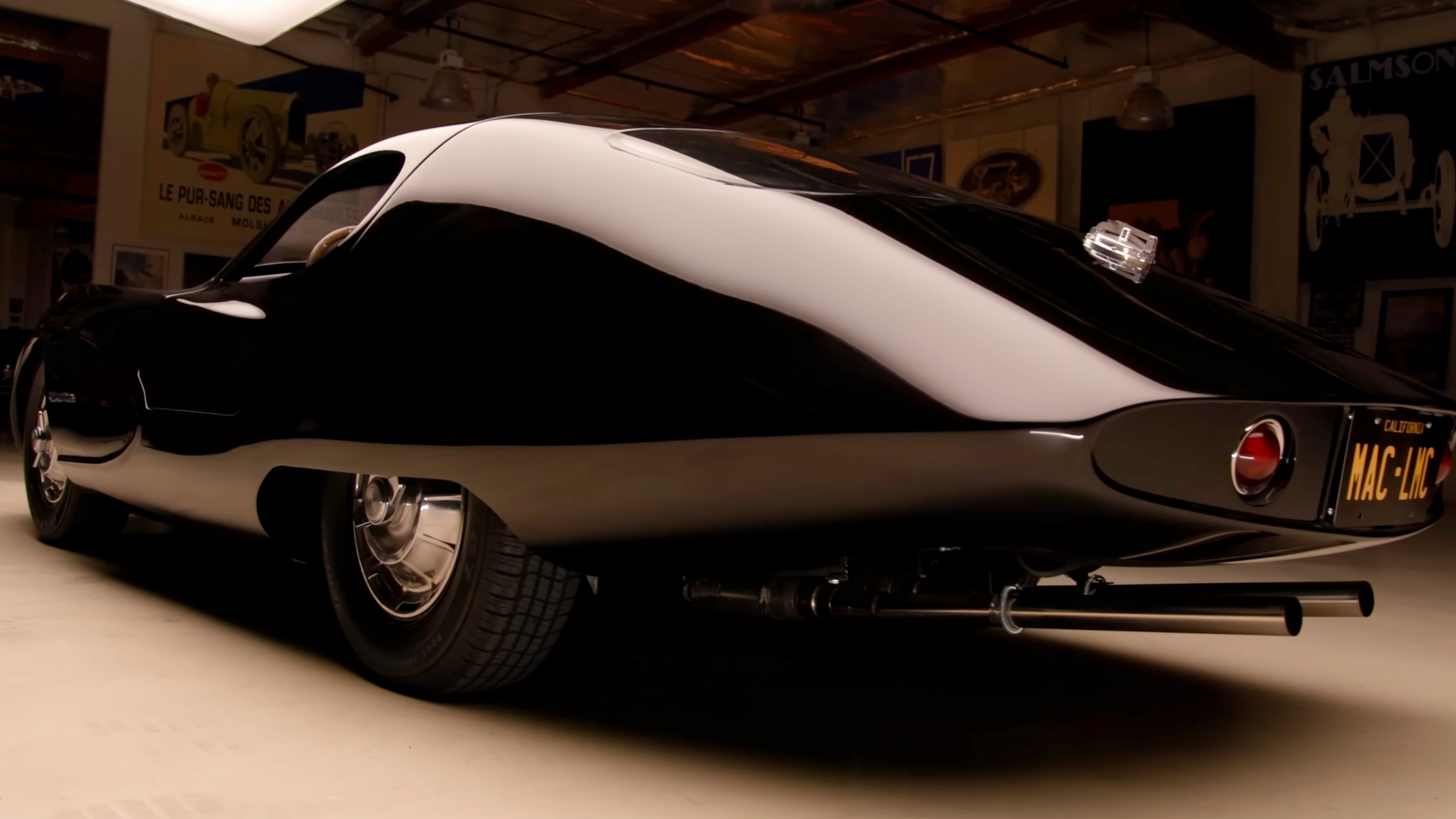 A side view of the MacMinn Le Mans Coupe.