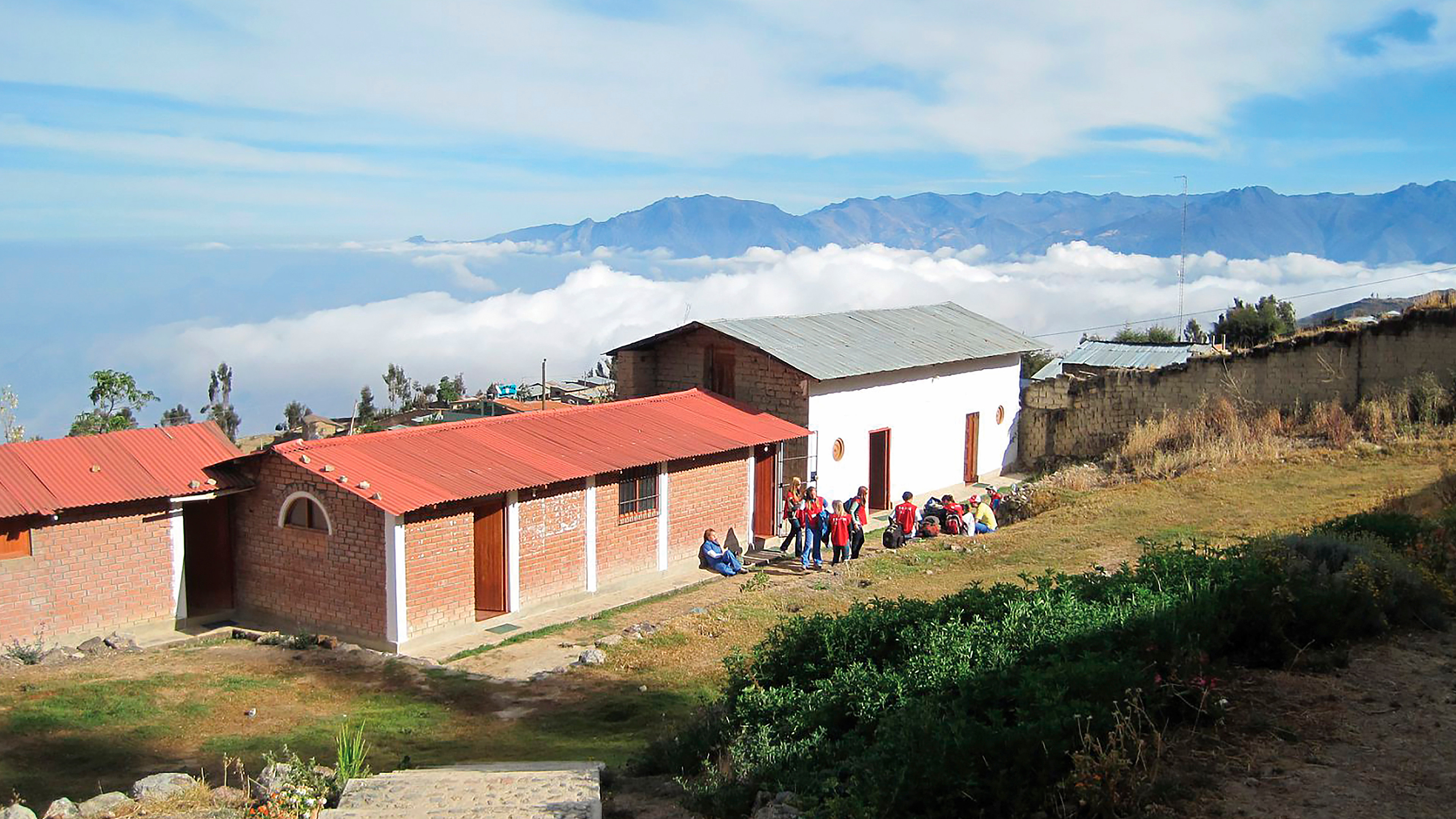 A view of the mountains.