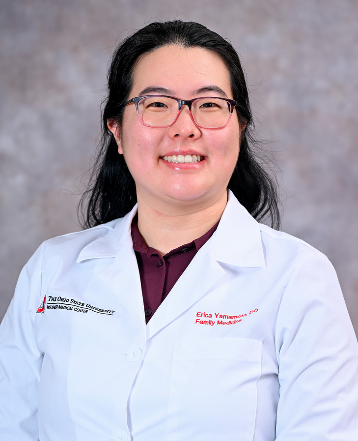 A headshot of ERICA YAMAMOTO, DO