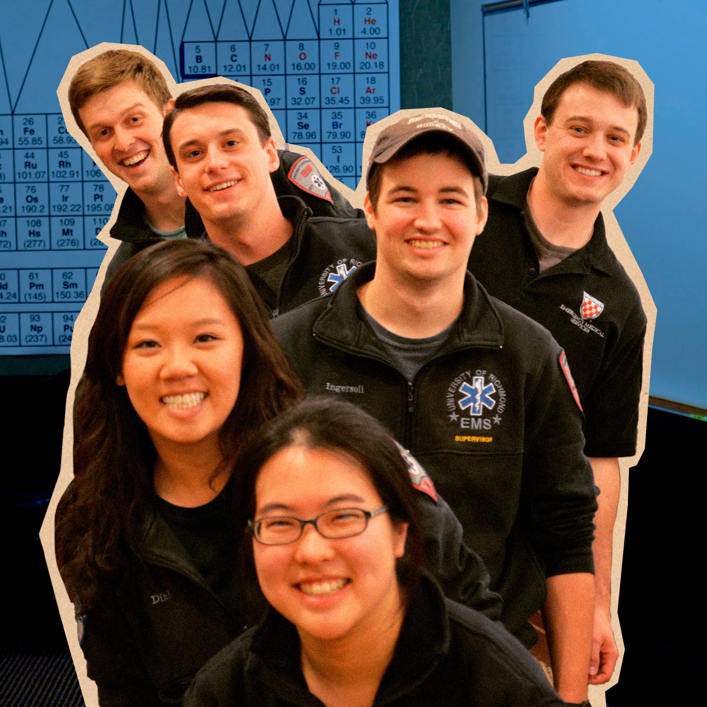 A group of 6 Spider EMS volunteers.