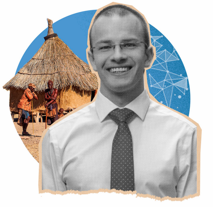 A collage featuring Vladimir Chlouba