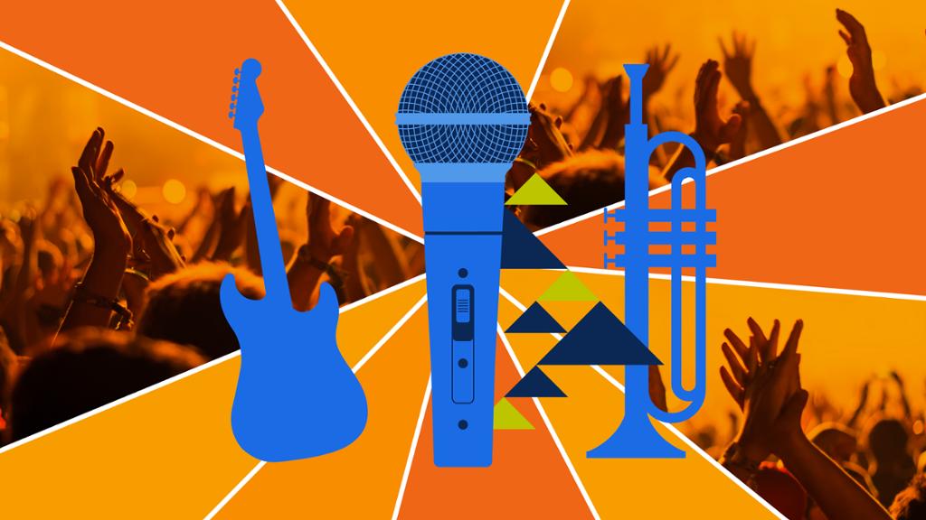 microphone-guitar-trumpet