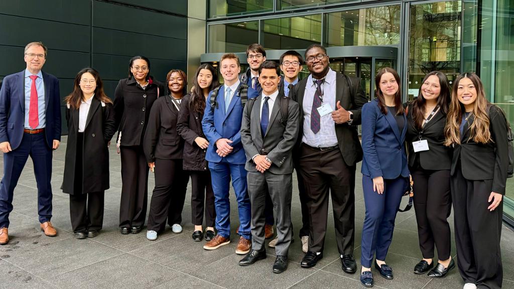 UR international finance class at Citi bank in London