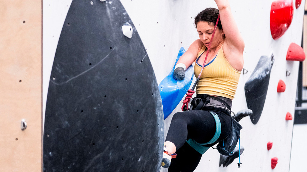 Rock climber Isabel Benvenuti