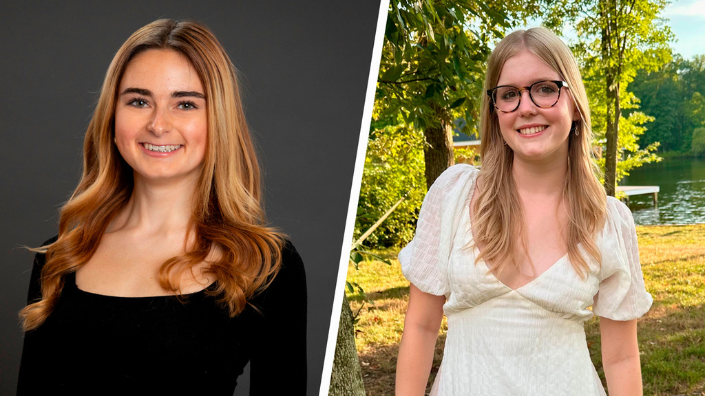 UR students Mikaila Farrell and Anna Lozano