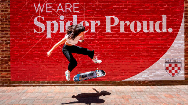 Spider Proud skateboarder