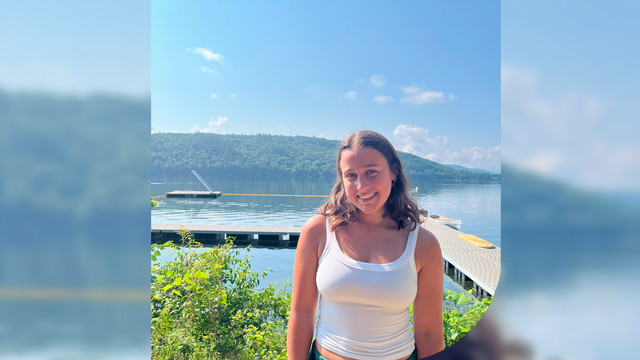 Gretchen Klotz interning with the Aloha Foundation