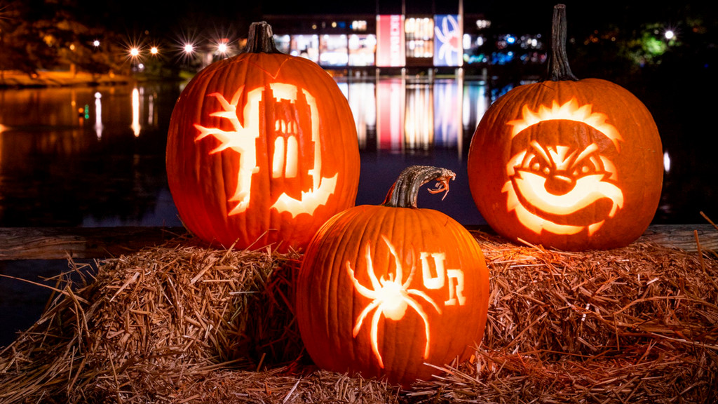 University of Richmond jack-o-lanterns