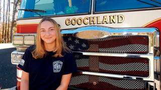 UR student who volunteers as EMT and with VCU