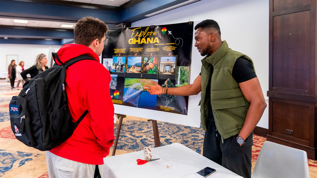 Ghana IEW Fair at University of Richmond.