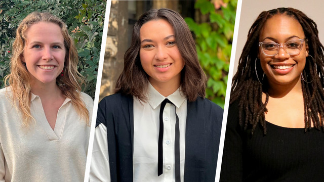 Three University of Richmond alums working in communications