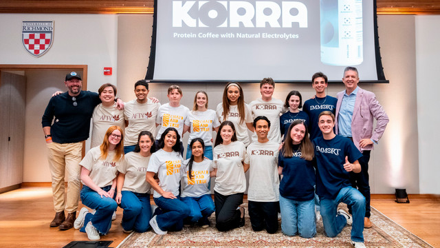 University of Richmond Bench Top students