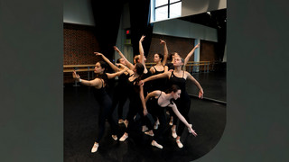 University Dancers prepare for the Spring Show