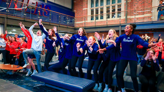 University of Richmond women's basketball team celebrate March Madness selection