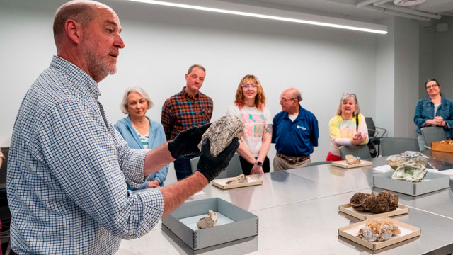 Curator Matthew Houle shares some of the hidden treasures of the Lora Robins Gallery.