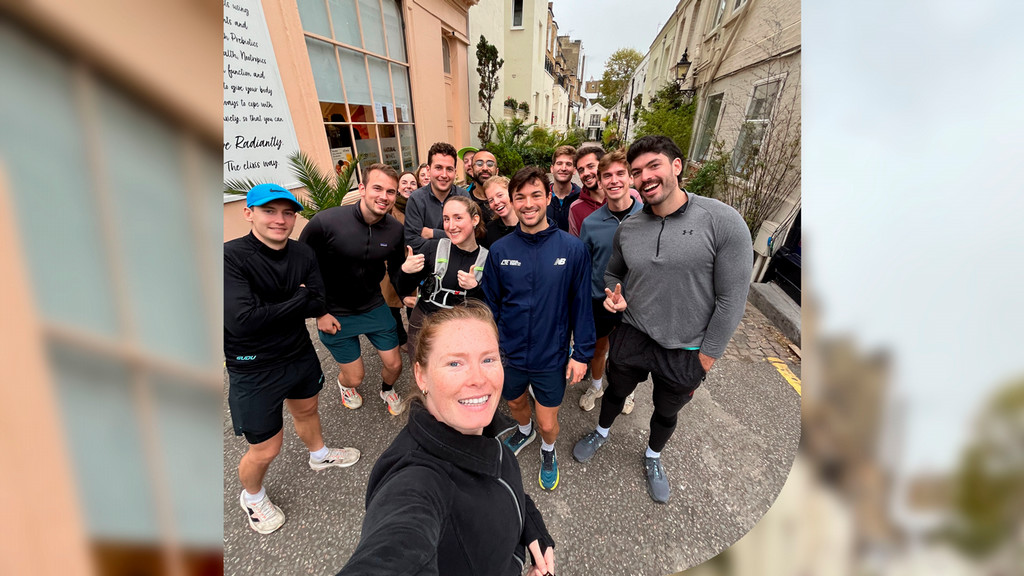 UR alumni Run and Roast Club in London