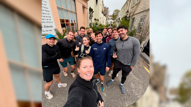 UR alumni Run and Roast Club in London