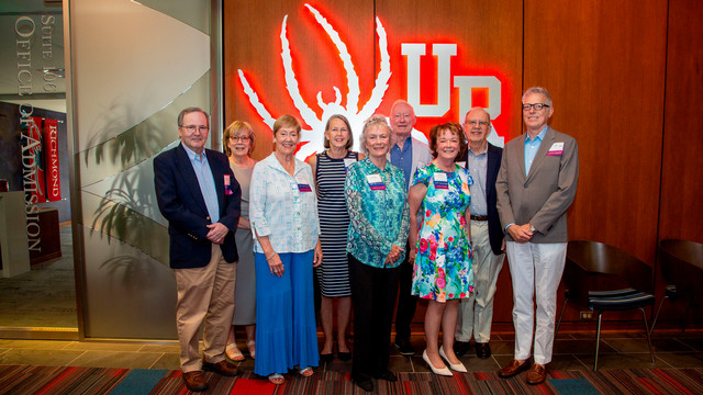 University of Richmond Boatwright Society induction dinner
