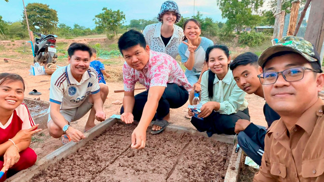 University of Richmond alum Katherine Mazzer in Cambodia