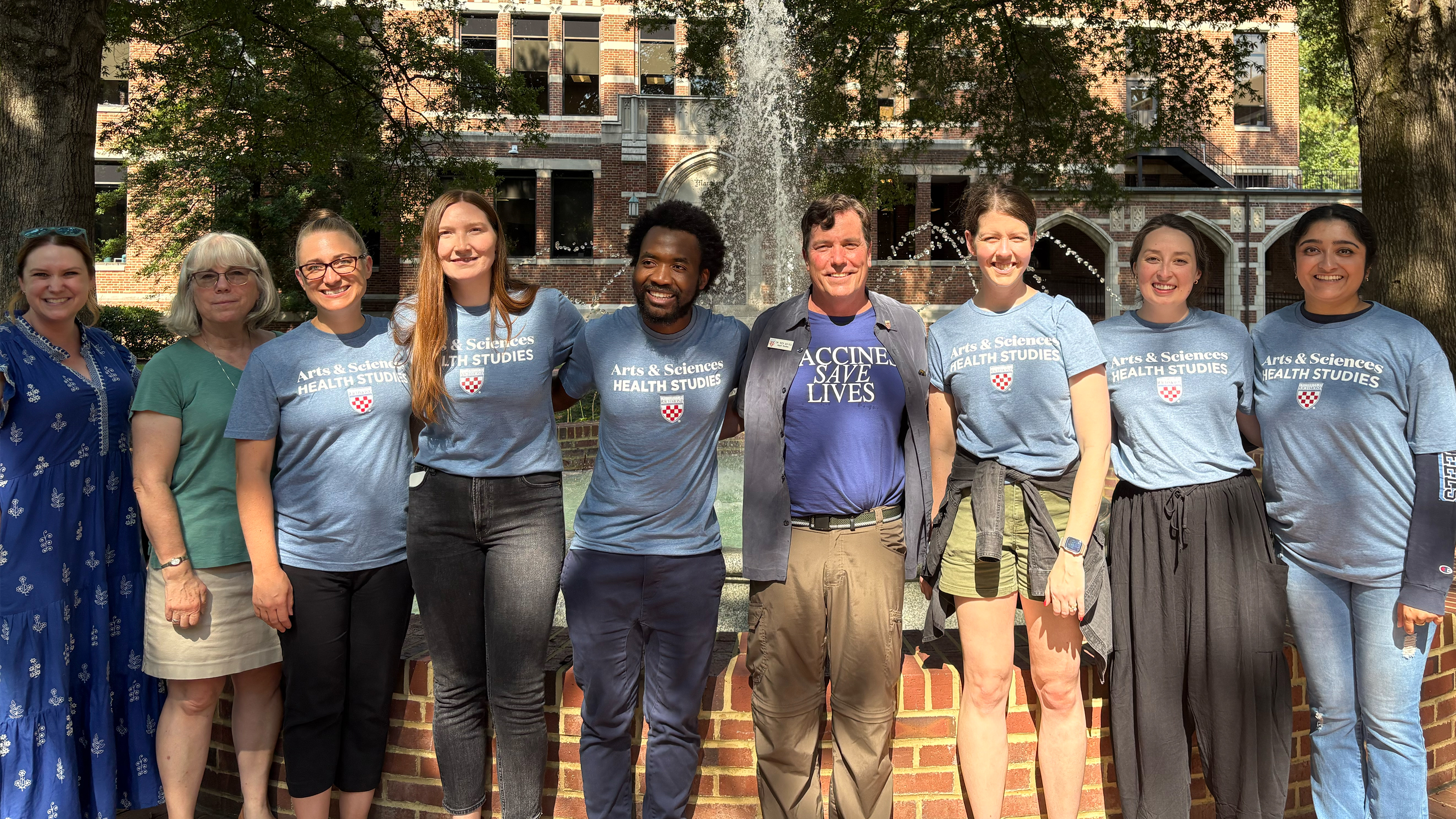 Faculty at Ice Cream Social