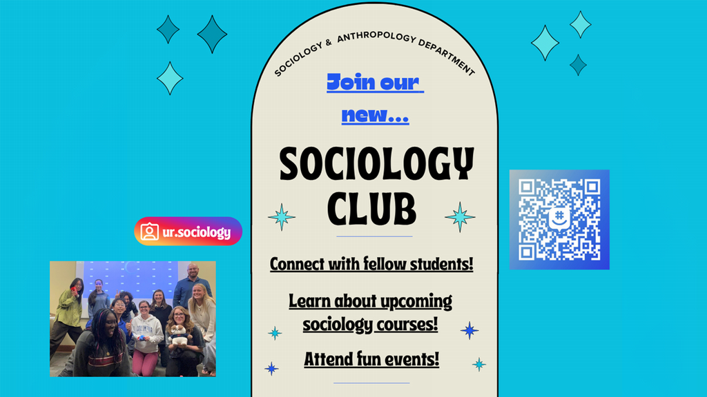Sociology club with photo