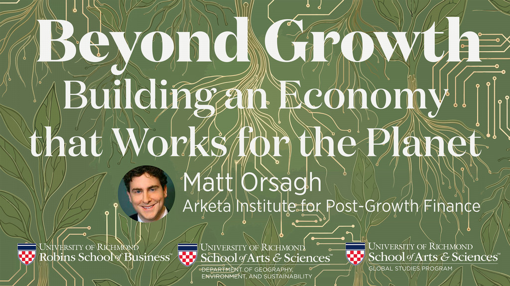 Beyond Growth: Building an Economy that Works for the Planet. 