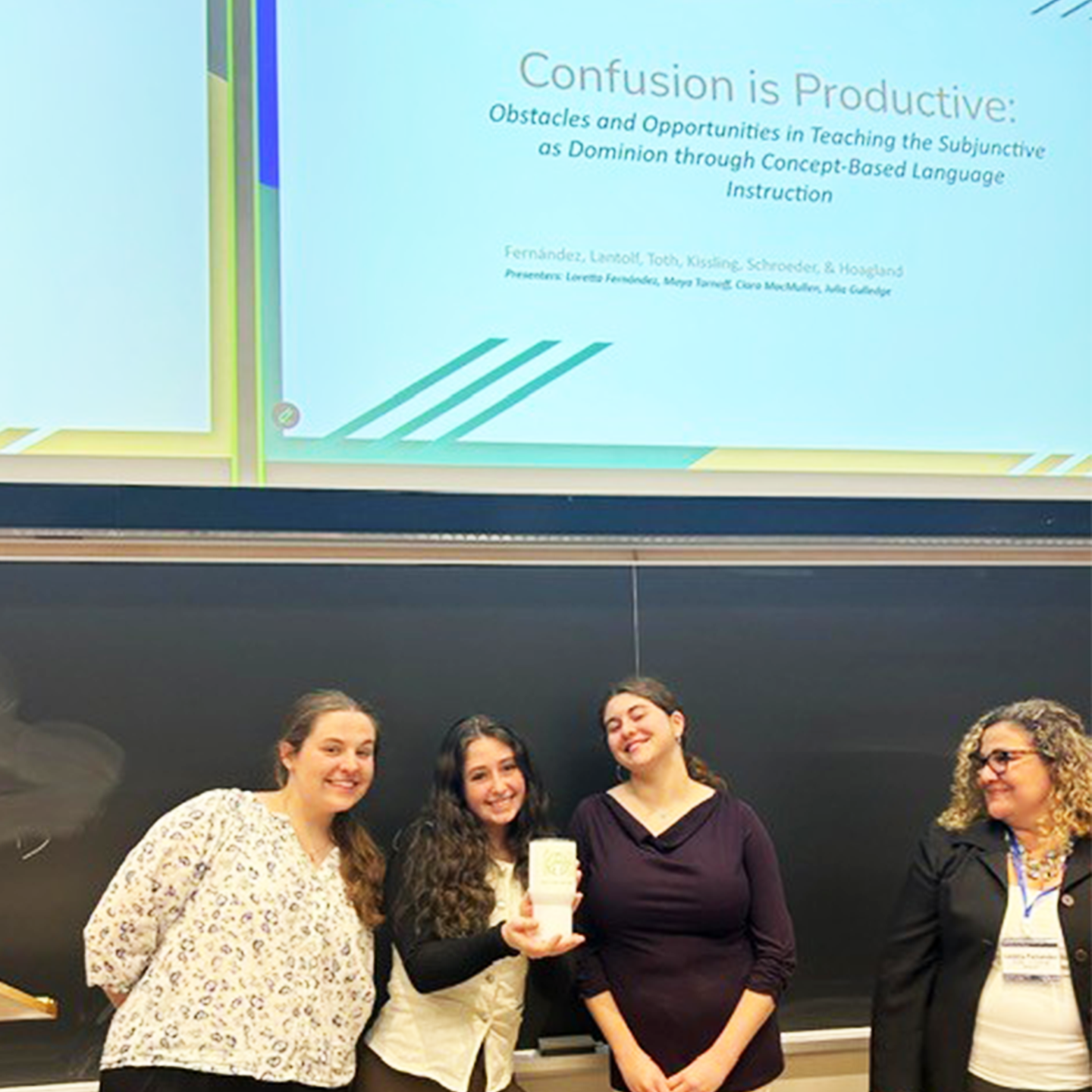 students at sociotheory conference