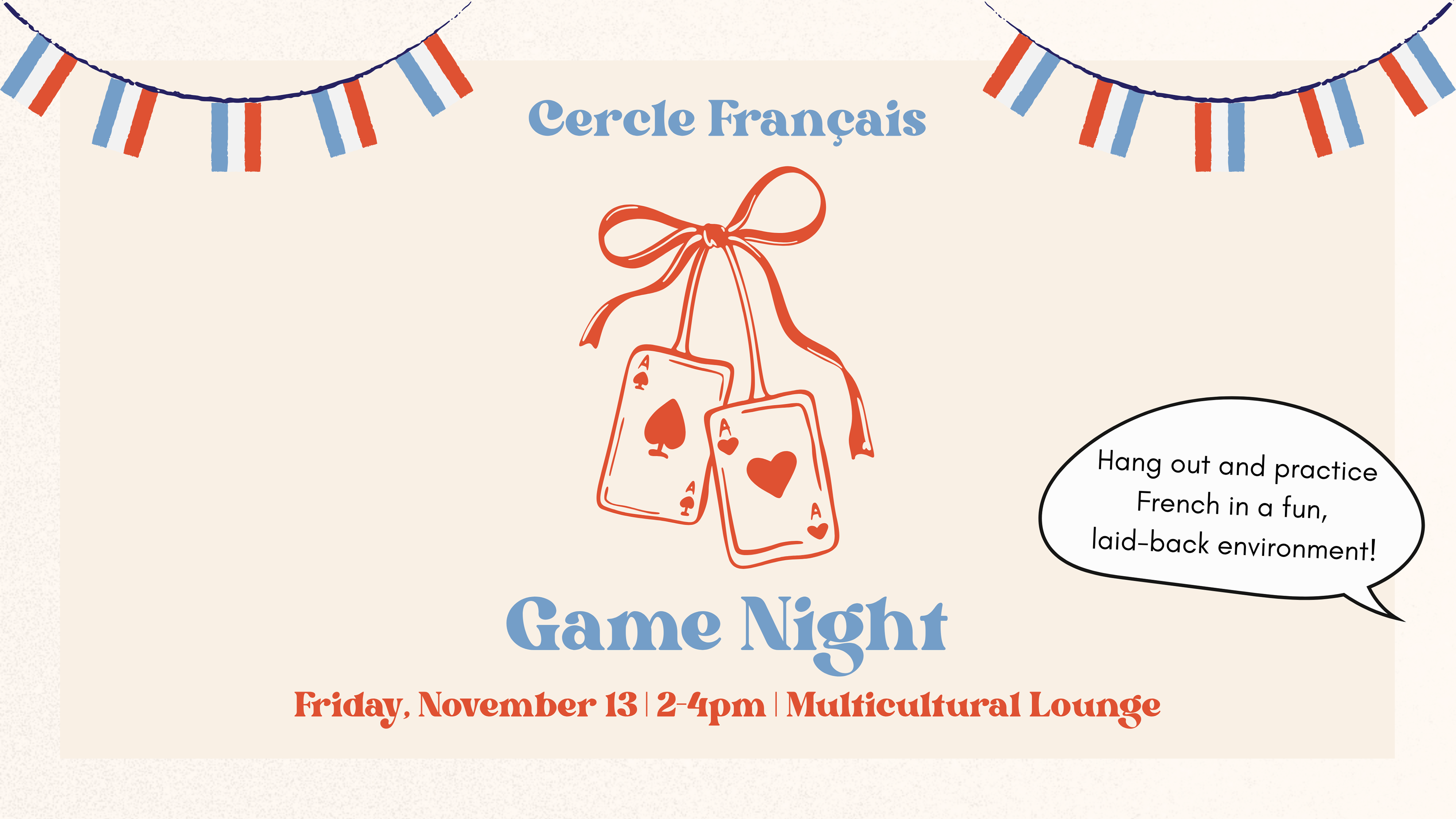 Cercle Français' Game Night