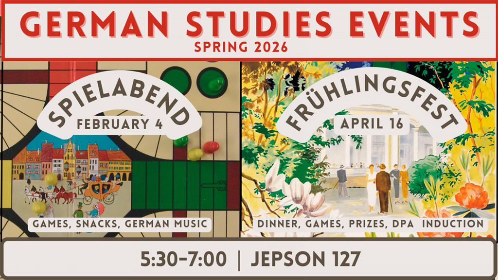 Image of German Studies events games and dinner