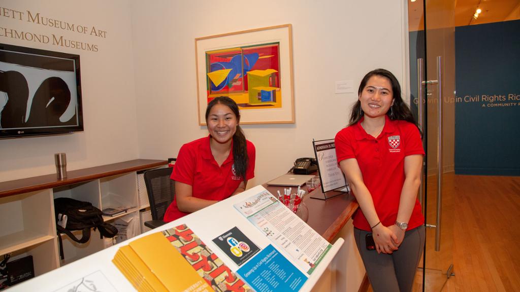 Students Working in University Museums