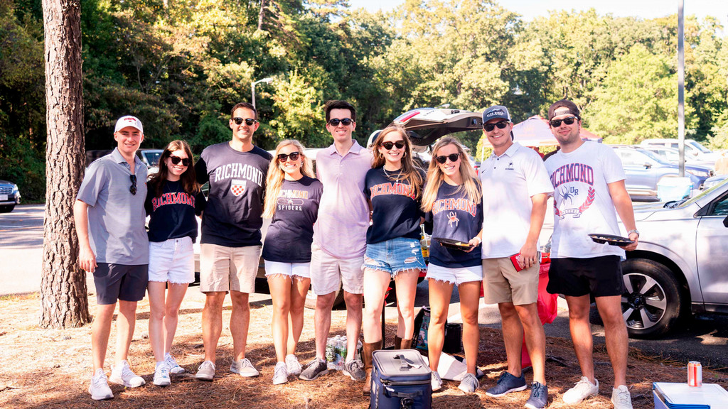 University of Richmond Alumni At A FootballTailgate 