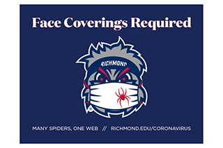 Face coverings required