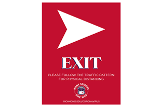 Arrow exit right
