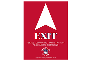 Arrow exit straight