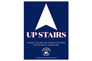 Arrow upstairs straight