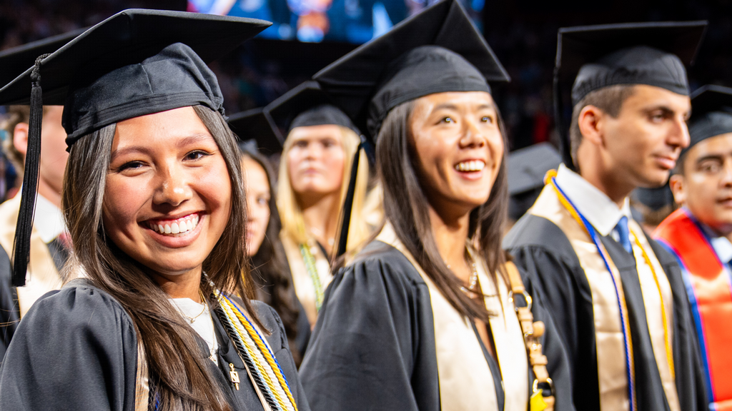 smiling graduates