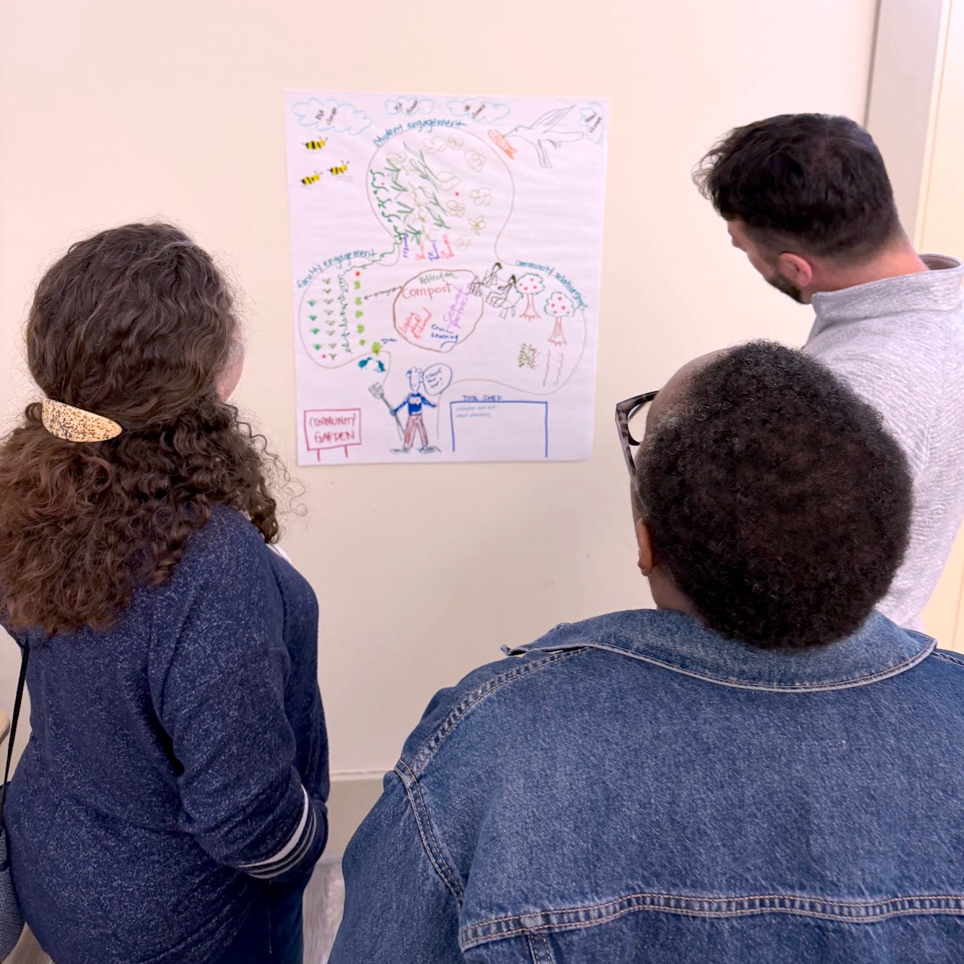 A photo of participants at CCE's data lab